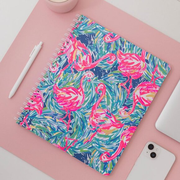 Lilly Pulitzer Other - Lilly Pulitzer Flamingo Large Hardcover Spiral Notebook, 11" x 9.5" New